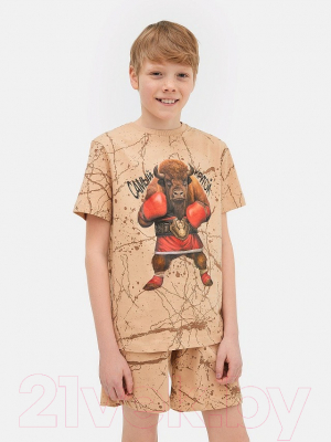 Комплект детской одежды Mark Formelle 563318 (р.146-72, бежевая текстура)