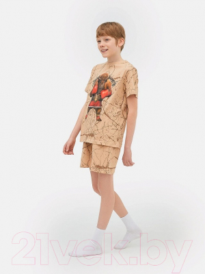 Комплект детской одежды Mark Formelle 563318 (р.158-80, бежевая текстура)