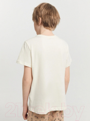 Пижама детская Mark Formelle 563321 (р.98-52, молочный/скейты на бежевом)