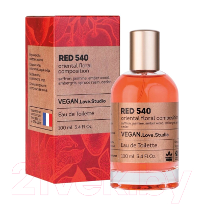 Туалетная вода Delta Parfum Vegan Love Studio Red 540 (100мл)