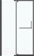 Душевая дверь Grossman Pragma 100.K33.03.100.21.02 100x195 (черный матовый/стекло шиншилла) - 