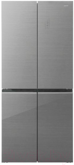 Холодильник с морозильником Centek CT-1744 NF Gray Glass
