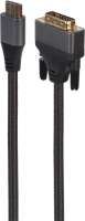 Кабель Cablexpert CC-HDMI-DVI-4K-6 (1.8м) - 