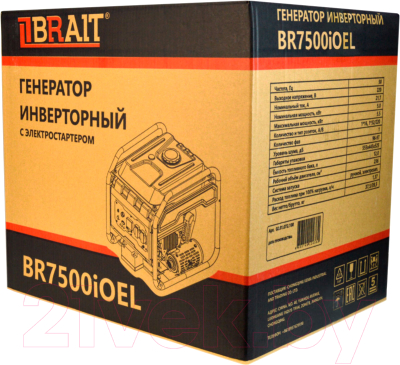 Инверторный генератор Brait BR7500iOL