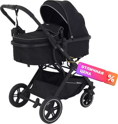 Детская универсальная коляска Rant Basic Pulsar 2 в 1 / RA160  (Black) - 
