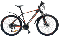 Велосипед GreenLand Discovery 27.5 (19, серый/оранжевый) - 