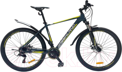 Велосипед GreenLand Discovery 2.0 27.5 (19, синий/желтый)