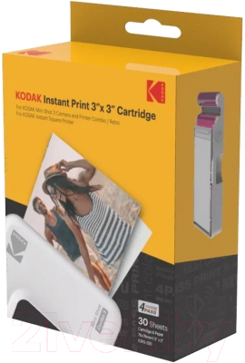 Набор картриджей для моментальной фотографии Kodak ICRG-330 (30 фото, 3x3")