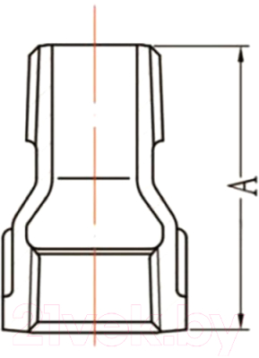 Муфта переходная AV Engineering 1 1/2" x 1 1/4" / AVEC470112114