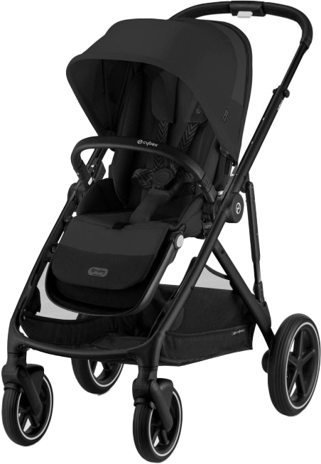 Детская прогулочная коляска Cybex Gazelle S BLK с корзиной и дождевиком