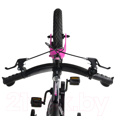 Детский велосипед Maxiscoo Cosmic Deluxe Plus 14 2024 / MSC-C1432D (черный жемчуг)