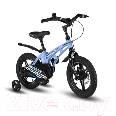 Детский велосипед Maxiscoo Cosmic Deluxe Plus 14 2024 / MSC-C1433D (небесно-голубой)