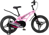 Детский велосипед Maxiscoo Cosmic Deluxe 18 2024 / MSC-C1831D (розовый) - 