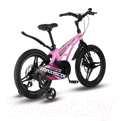 Детский велосипед Maxiscoo Cosmic Deluxe 18 2024 / MSC-C1831D (розовый)