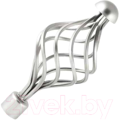 Изображение товара Набор наконечников для карниза АС ФОРОС Ажур D19 (2шт, сатин)