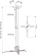 Миниатюра изображения товара Кронштейн для проектора Cactus CS-VM-PRE01-WT (белый)