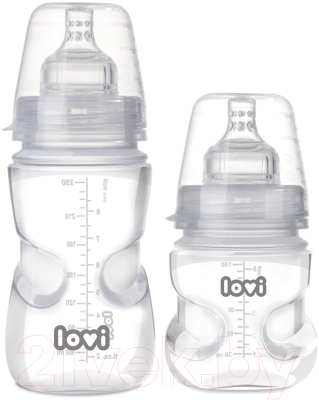 Набор бутылочек для кормления Lovi Medical / 0349 (120мл, 250мл)