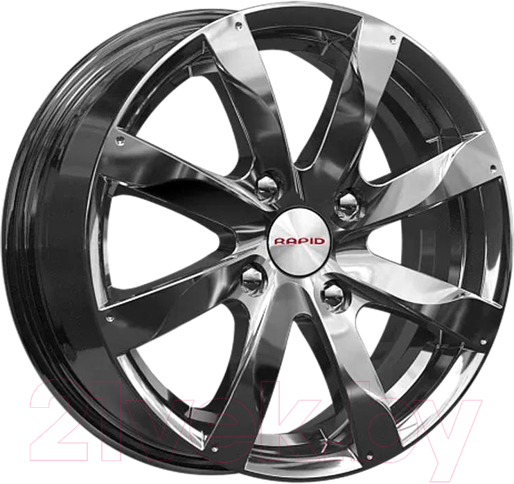 Литой диск K&K Джемини 15x6" 4x100мм DIA 54.1мм ET 48мм Кварц