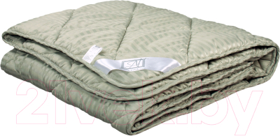 Одеяло AlViTek Silky Dream легкое 140x205 / ОМСВ-О-15 (олива)