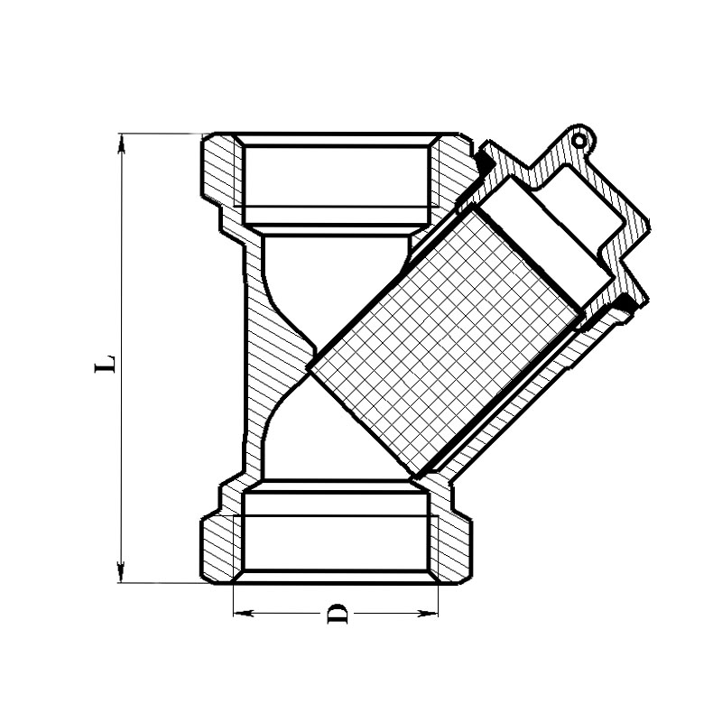 Фильтр для газа Цветлит Осадочный Ду 15 / ZW40002 — фото 2