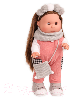 Кукла с аксессуарами Antonio Juan Ирис в серо-розовом / 23308