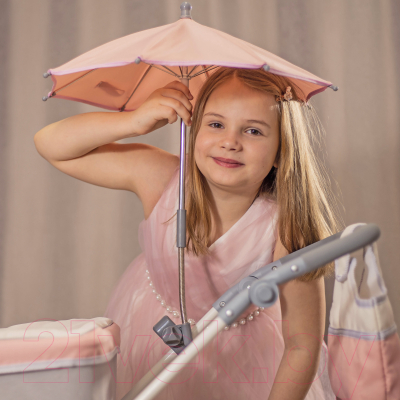 Коляска для куклы DeCuevas Toys Реборн с сумкой и зонтом Фанни / 82086