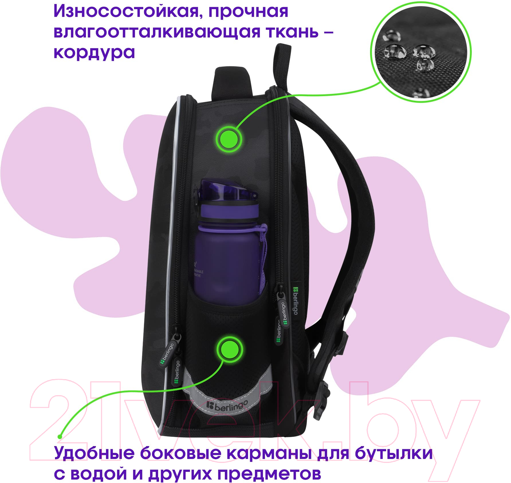 Школьный рюкзак Berlingo Expert Mini. Explorer / RU-EXM-1023