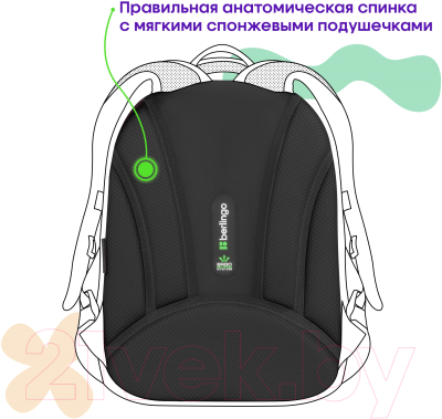 Школьный рюкзак Berlingo Expert Mini. Funny Colors / RU-EXM-1019 %rs_city_gde%