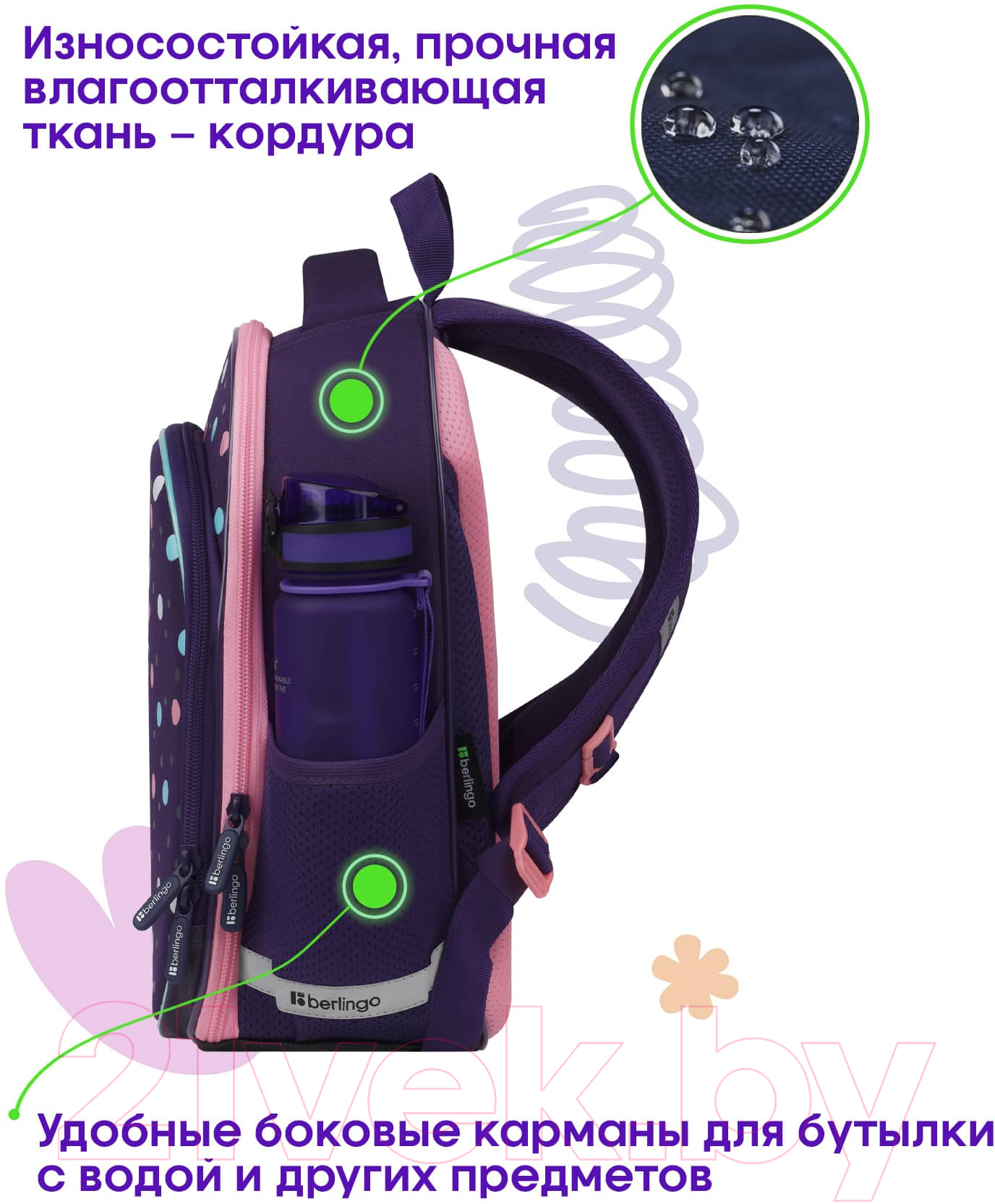 Школьный рюкзак Berlingo Expert Plus. Colored Dots / RU-EXPL-10011