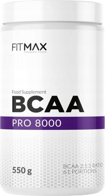 Аминокислоты BCAA Fitmax Pro 8000 Малина (550г) - 