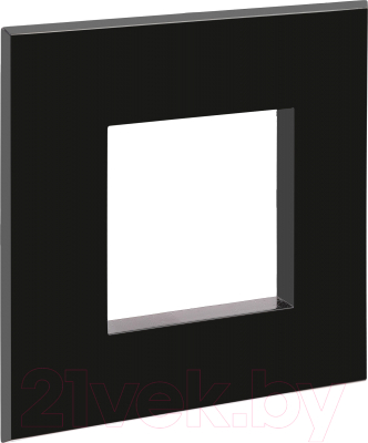 Рамка для выключателя DKC Avanti 4402902 (черный квадрат)