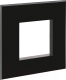 Рамка для выключателя DKC Avanti 4402902 (черный квадрат) - 