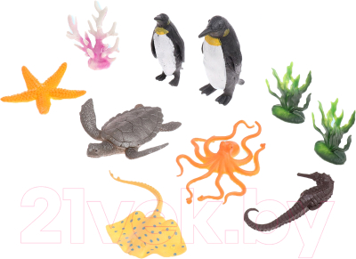 Набор фигурок игровых Sima-Land Морские животные. Морской мир 88-15 / 9942323 (7шт)