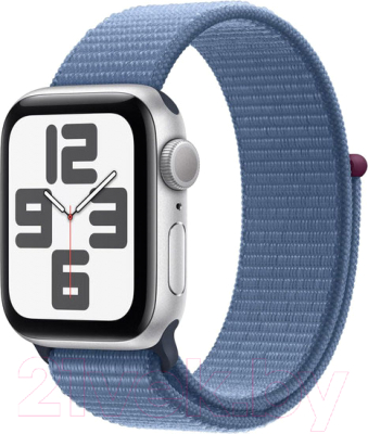 Умные часы Apple Watch SE 2 GPS 40mm (серебристый, плетеный ремешок)