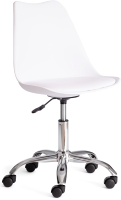 Кресло офисное Tetchair Tulip mod.106-1 (белый/хром) - 