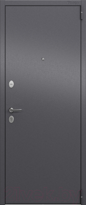 Входная дверь Torex LF1 Alfa LT MP темно-серый букле графит/СК-69 бьянко (86x205, правая)