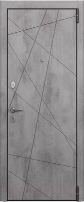 Входная дверь Torex LF3 Alfa LT РP А-26 бетон темный/А6-26 бьянко (86x205, правая)