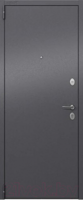 Входная дверь Torex LF2 Alfa LT MP темно-серый букле графит/А6-28 лиственница белая (86x205, левая)