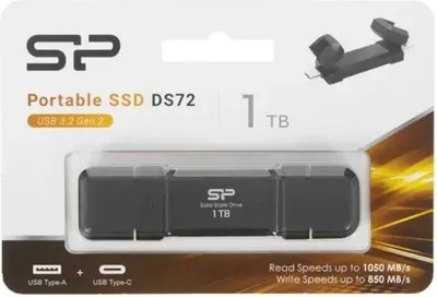 SSD диск Silicon Power DS72 1TB (SP001TBUC3S72V1K) - 