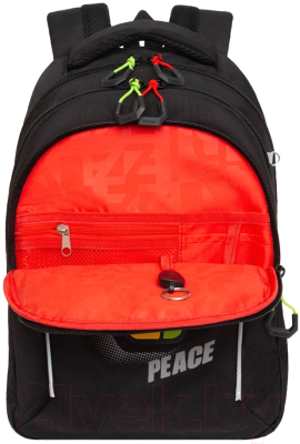 Школьный рюкзак Grizzly RB-452-4 (черный)