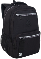 Школьный рюкзак Grizzly RB-454-1 (черный/белый) - 
