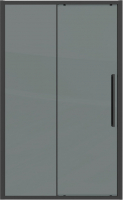 Душевая дверь Grossman Cosmo 110x195 / 100.K33.02.110.21.10 (черный матовый/стекло тонированное) - 