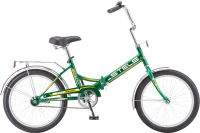 Велосипед STELS Pilot 20 410 С (13.5, зеленый, разобранный, в коробке) - 
