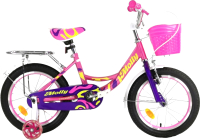 Детский велосипед Krakken Molly 16 2023 в коробке разобранный (16, розовый) - 