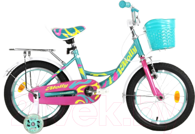 Детский велосипед Krakken Molly 16 2023 в коробке разобранный (16, бирюзовый)