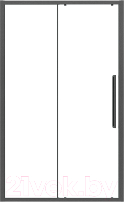Душевая дверь Grossman Cosmo 100.K33.02.100.42.00 100x195 (графит сатин/стекло прозрачное)