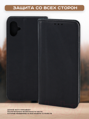 Чехол-книжка Case Book для Redmi 13C (4G) (черный)