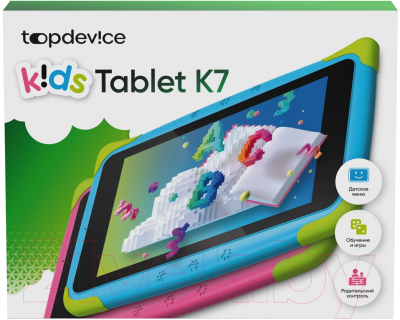 Планшет Topdevice K7 Kids 2GB/32GB WiFi / TDT3887_WI_D_PK (розовый)