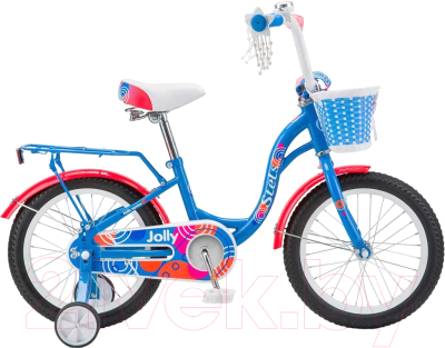 Детский велосипед STELS Jolly 16 V010 (9.5, синий, разобранный, в коробке)