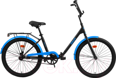 Велосипед AIST Smart 1.1 24 2023 (24, черно-синий, разобранный, в коробке)